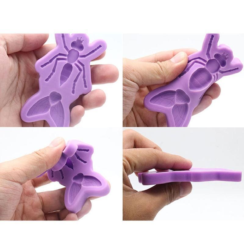 Animal Fondant Mold Handmade Desserts Cupcake Cake Topper Decor DIY Making Craft