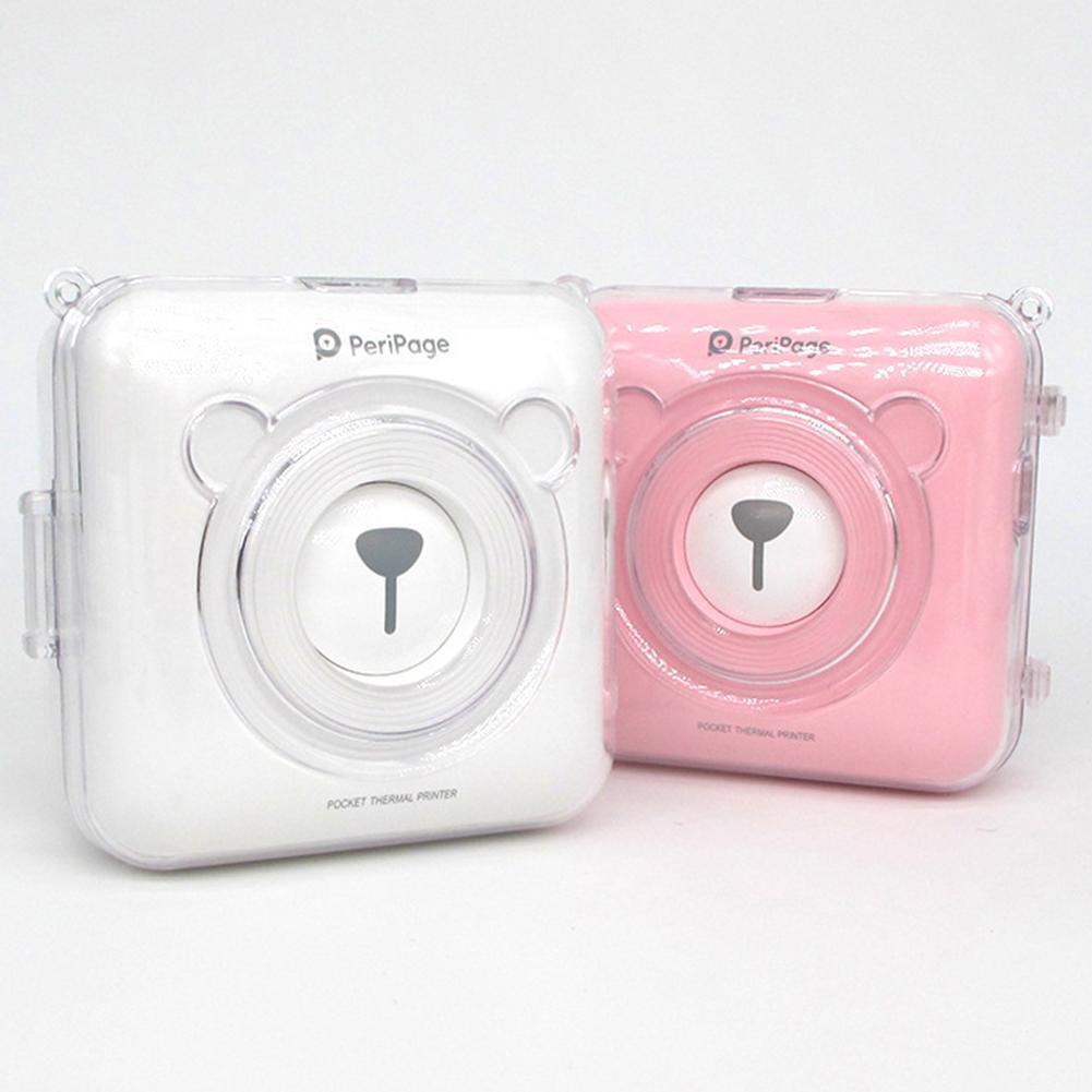 Transparent PC Protective Cover Bag Carry Case for Peripage Photo Printer