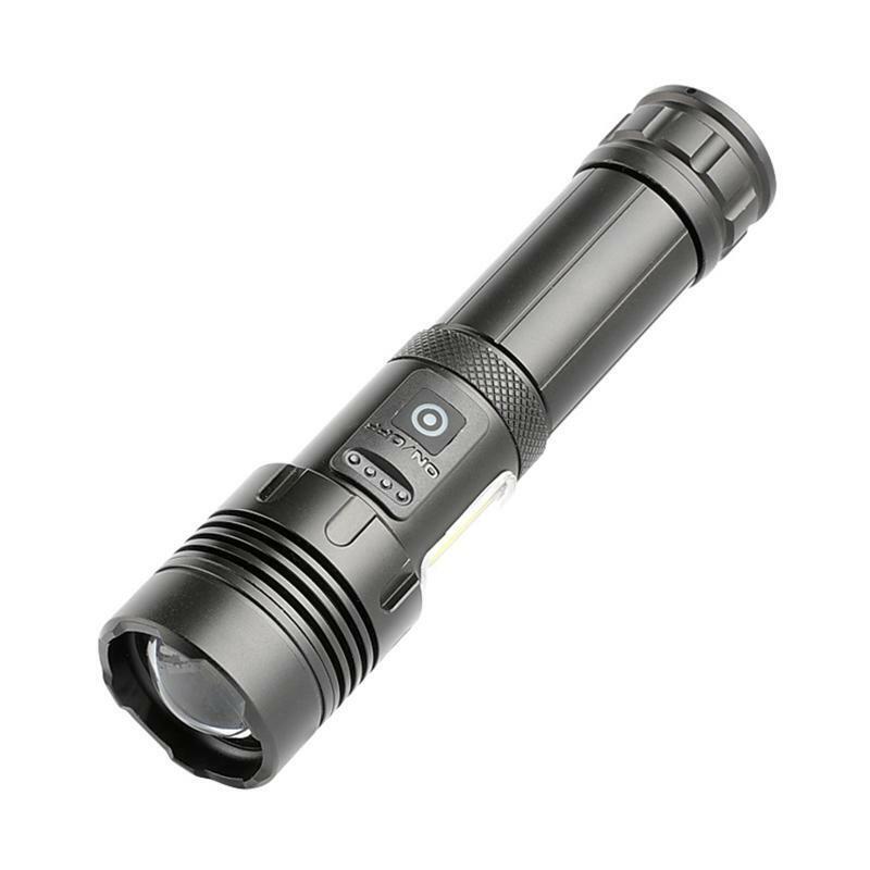 P70 LED High Lumens Flashlight with USB Output Function for Camping Outdoor