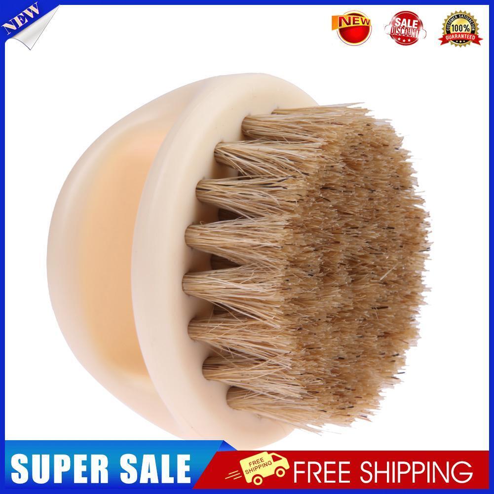 Ring Design Bristle Brush Portable Barber Beard Comb Men Shaving Brushes