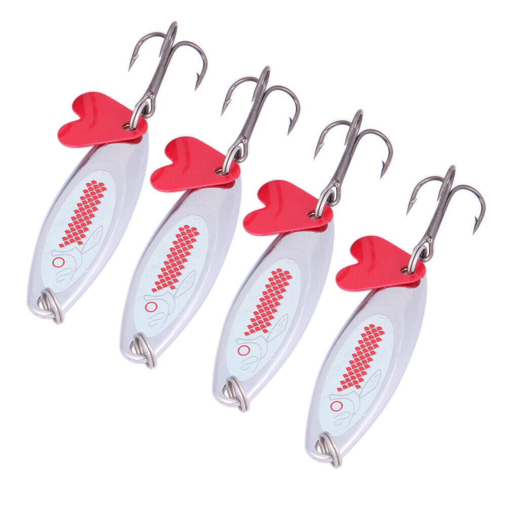 4Pcs Metal VIB Lures Vibration Spoon Fishing Lure Swimbait 7g 10g 14g 18g