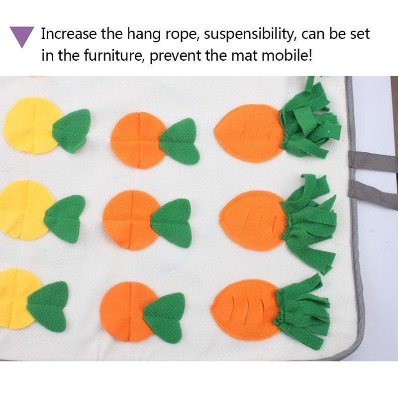 Dog Snuffle Mat Feeding Pad Nosework Treats Playing Mats Boredom Breaker