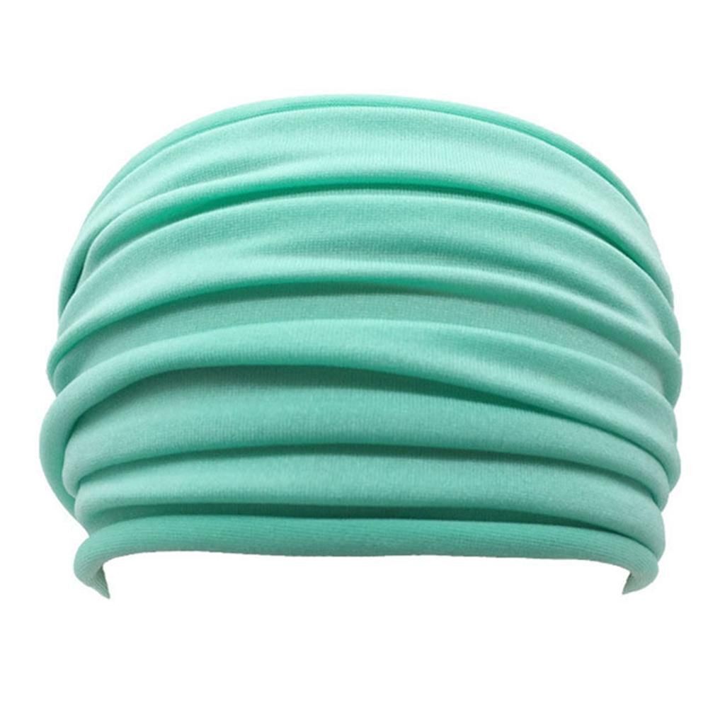 Running Headwrap Stretch Hair Band Wide Sports Headband Fold Yoga Hairband