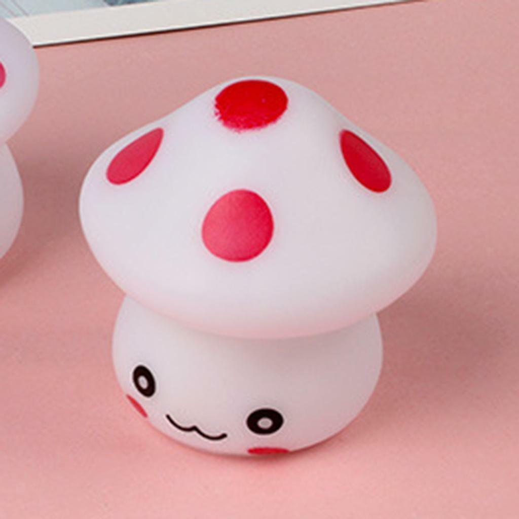 Night Lighting Lamp with Mushroom Shape  Changing Lamp for Decorating