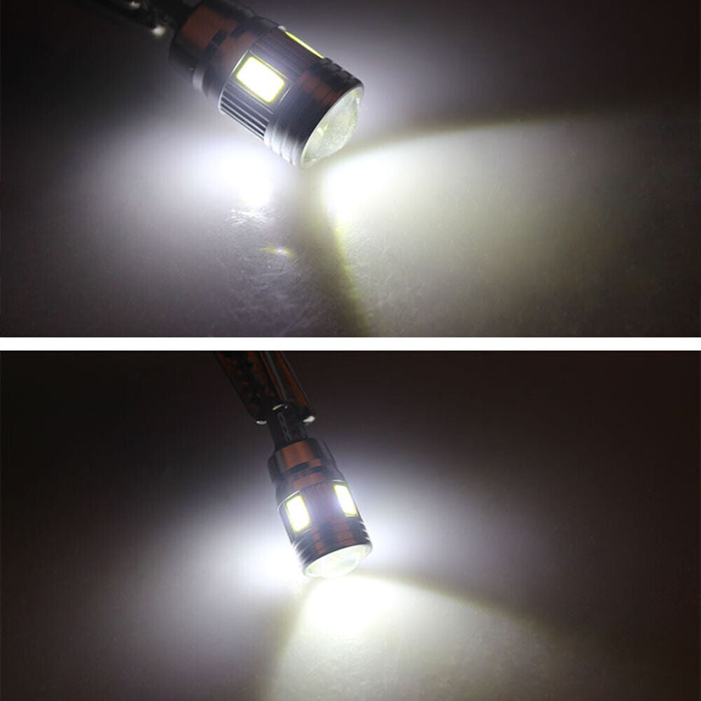 2pcs T10 6SMD 12V Car LED Bulb Auto Vehicle Clearance Lamp Headlight Light
