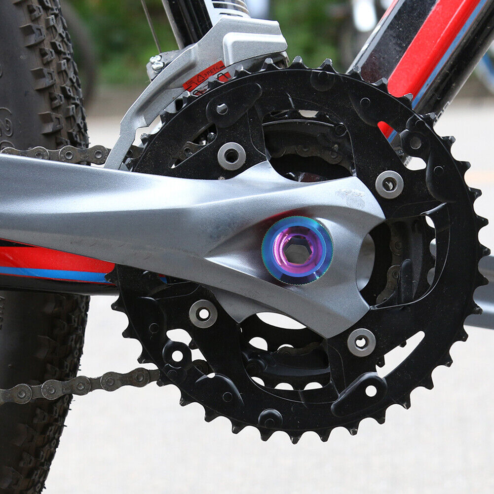 Bicycle Crank Bolt Cover Cap Waterproof Aluminum Crankset Nut Screw (M20)