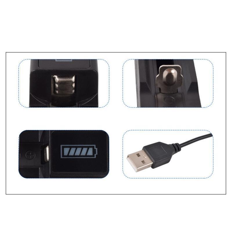 Lithium Batteries Charging Adapter 1 Slot Universal USB Li-ion Battery Charger