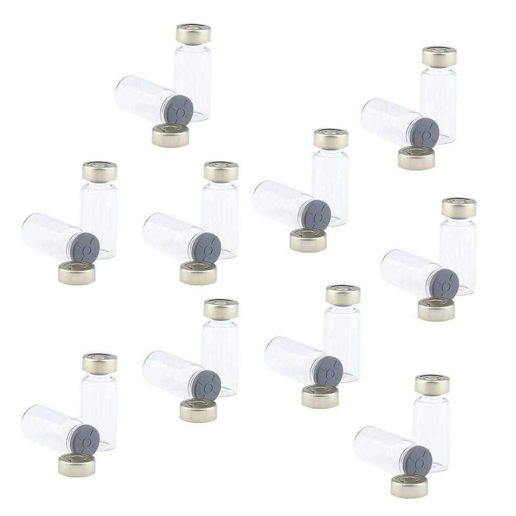 20pcs Refillable Empty Bottle   Powders - Clear, 10ml