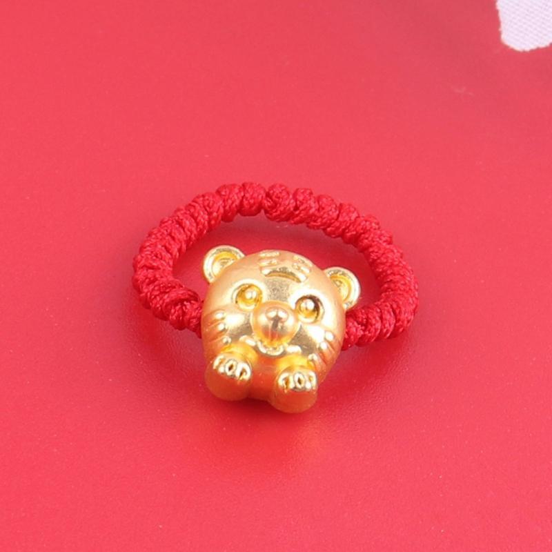 Adjustable Red Bracelet Ring for the Year of the Tiger for Women Birthday Gifts