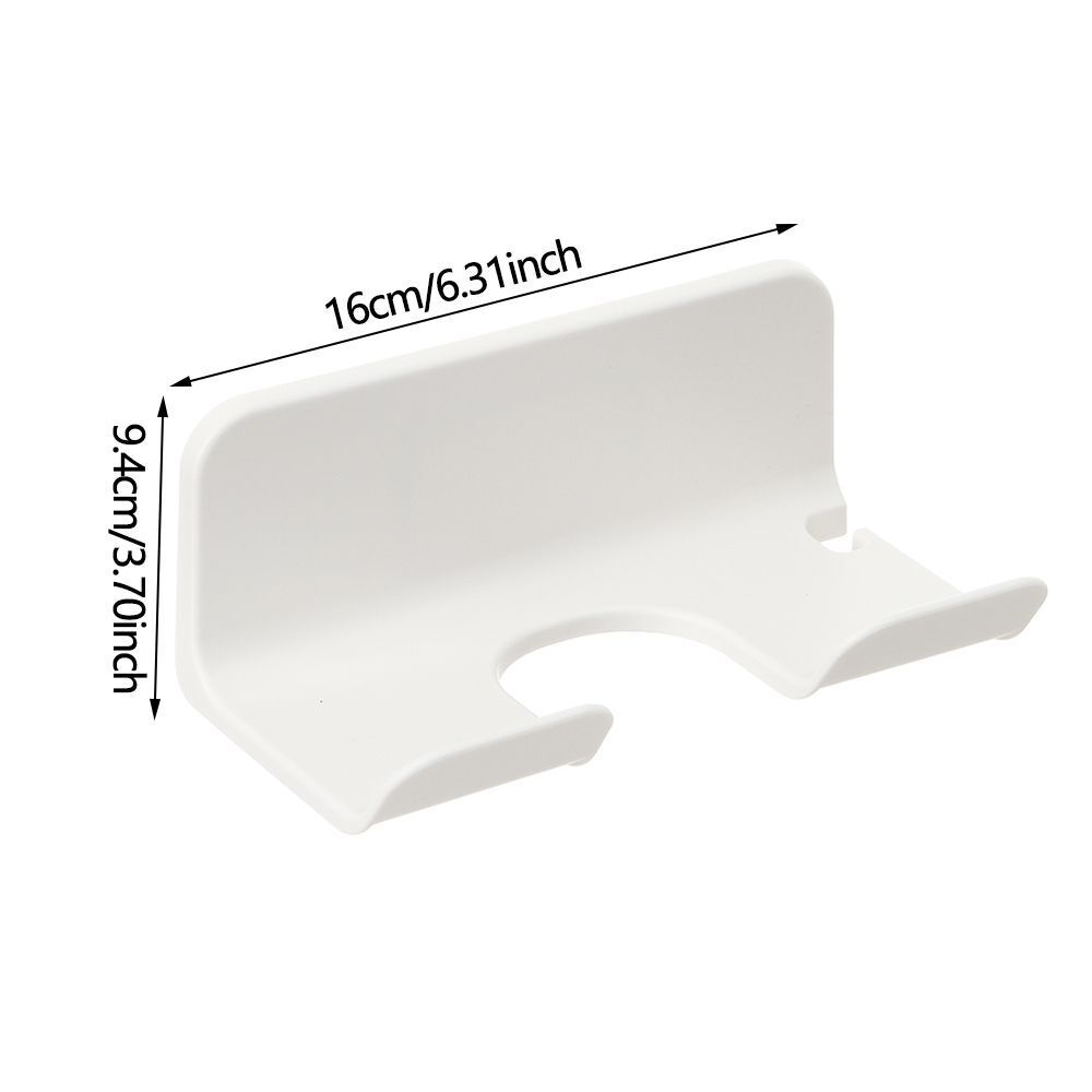 Plastic Home Storage Shelf Hairdryer Hook Storage Rack Hair Dryer Holder