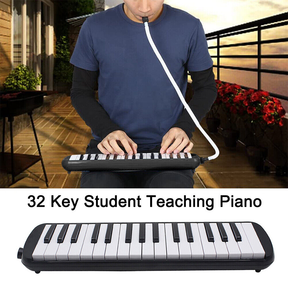 Portable 32 Keys Piano Melodica w/ Carrying Bag Keyboard Musical Instrument