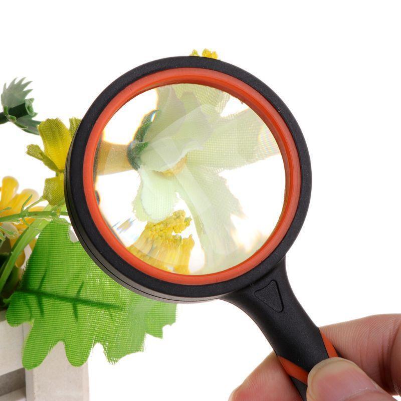 10X Portable Reading Magnifier High Definition Magnifying Glass Eye Loupe