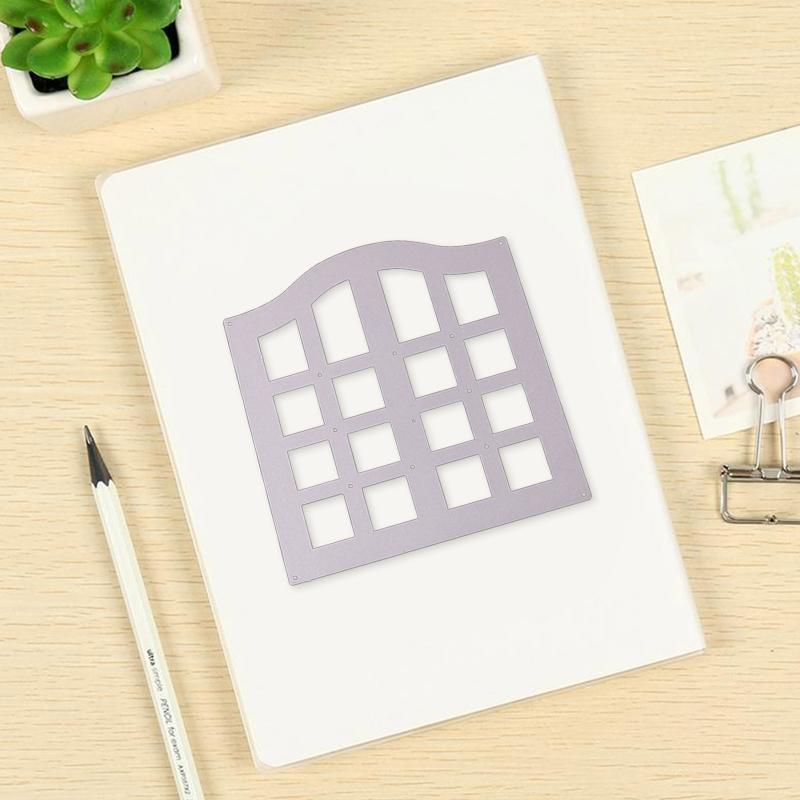 Metal Die Cuts Window Frame Cutting Dies Carbon Steel Stencils for DIY Cards
