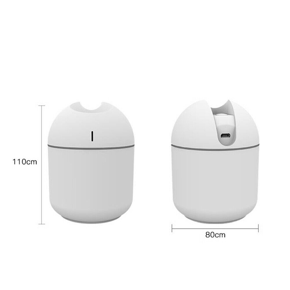 2 Modes Mist Spraying Air Humidifier Aroma Essential Oil Diffuser (White)
