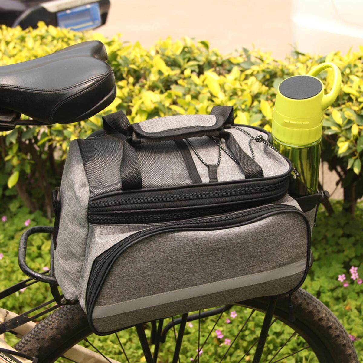 Durable Bicycle Bag Waterproof Rear Seat Trunk Bag Pannier Bag for Biking