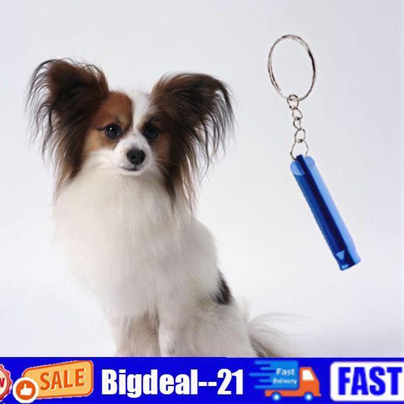Dog Whistle Keychain Pendant Keyring Pocket Pets Accessories Metal