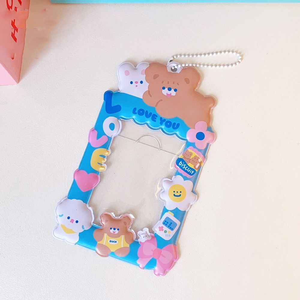 Elastic Rope Cartoon Campus Card Package ID Holder Card Cover Protective Case