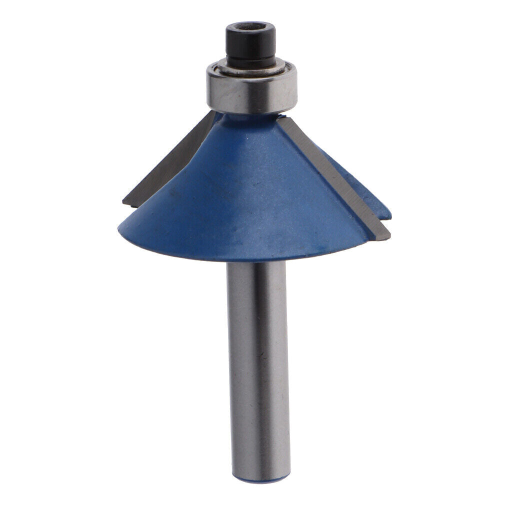 Chamfer  Carpentry Forming Router Bit 1/4" Cutter Tools