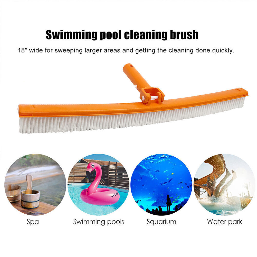 Swimming Pool Cleaning Brush Head Wall Floor Cleaner for Pond Fountain Spa