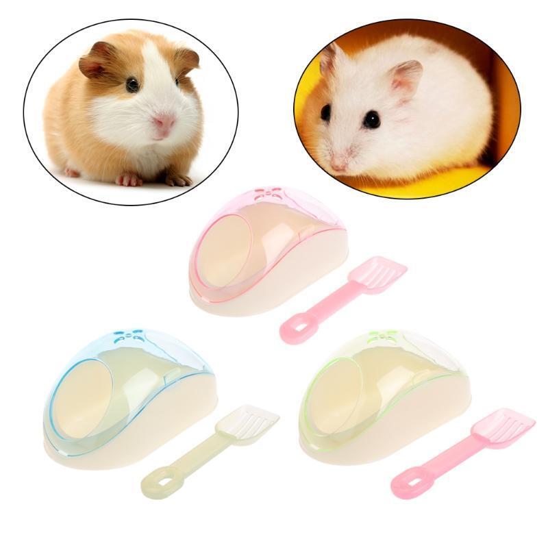 Hamster Sand Bath Critters Shower Bed Sand Container Bathtub for Small Animals