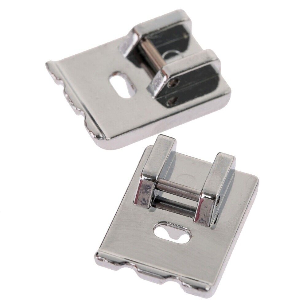 Stainless Steel Double Welting Cording Piping Foot Feet For Juki Singer Brother