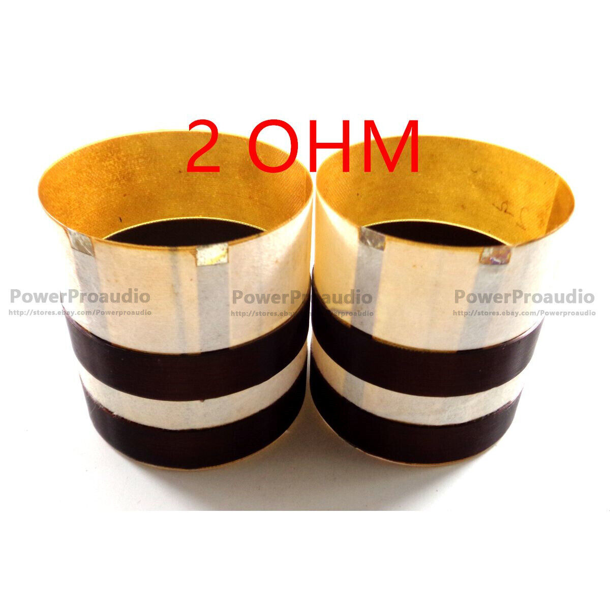 2pcs 2ohm Falt Aluminum wire voice coil For JBL 2278H , JBL PRX718XLF #3T-J