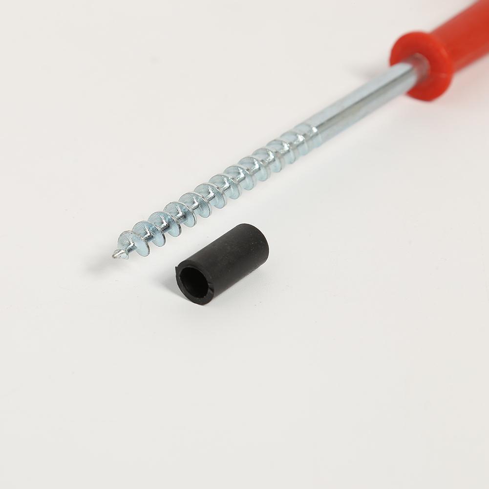 Outdoor Screw Fixed Nail Ice Auger Spiral Drill Rod Holder Fishing Tackle