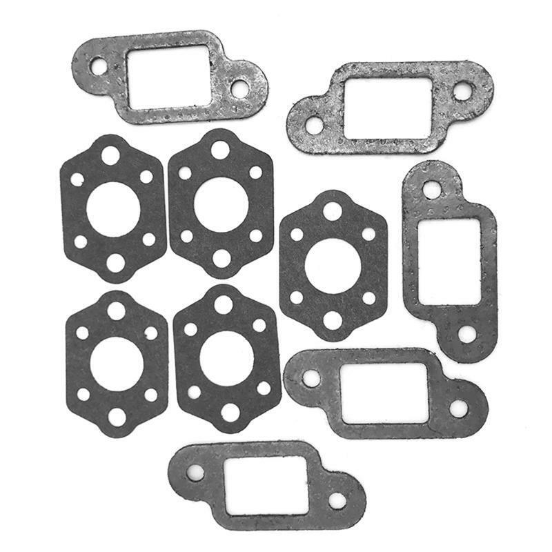 10Pcs Muffler Carburetor Gasket kit For 021 023 025 MS210 MS230 MS250 MS 210 230