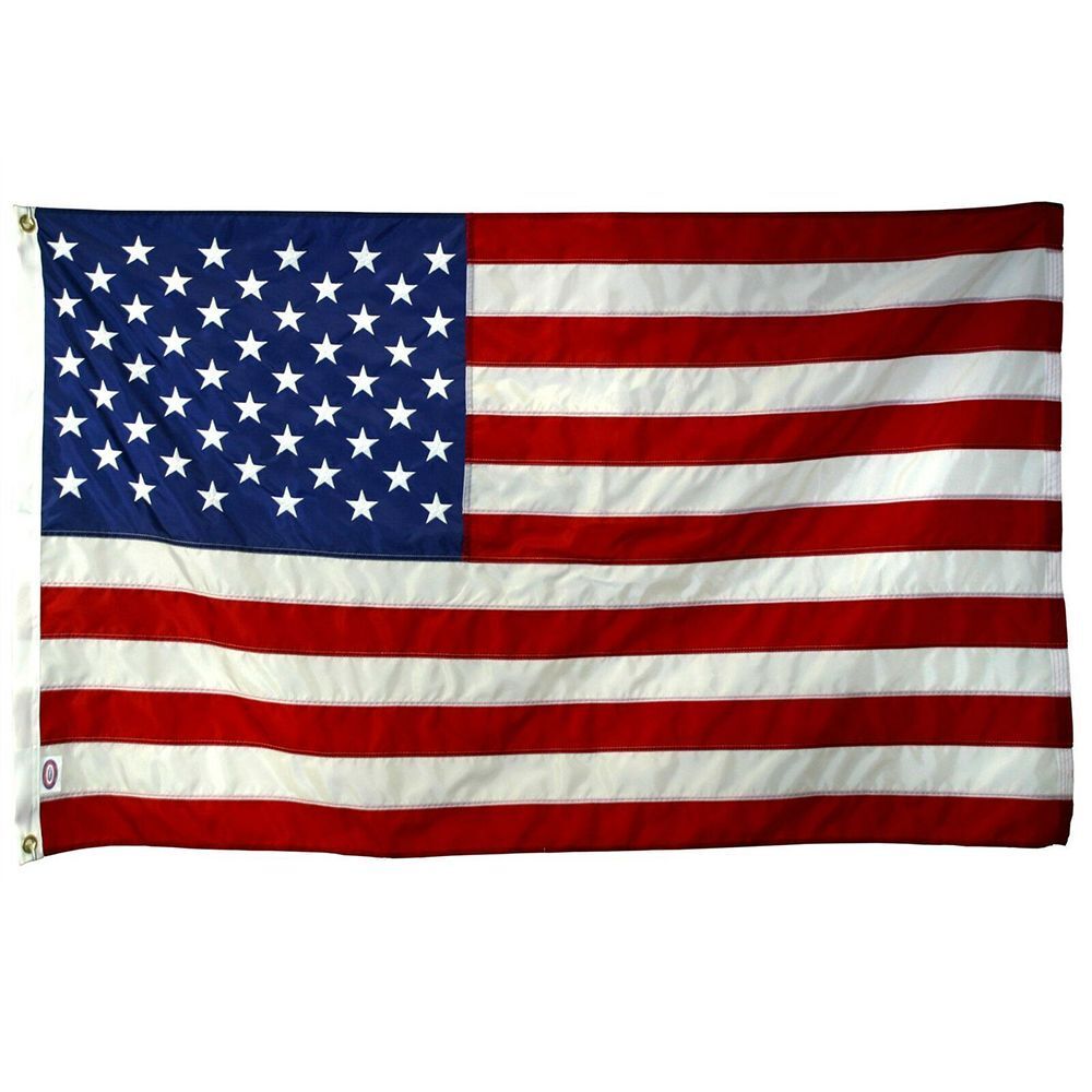 Country Sewn Stripes Independence Day USA Flags American Flag Embroidered Stars