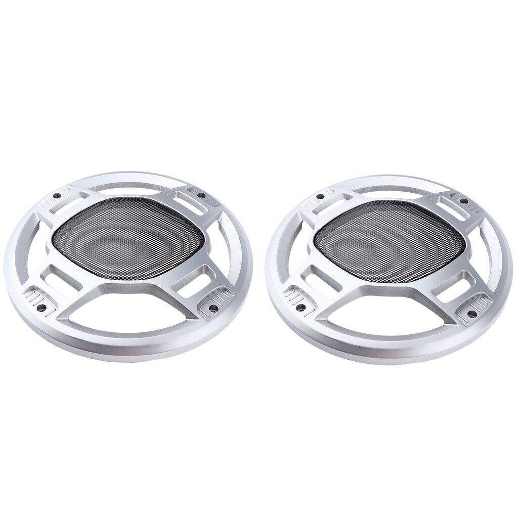 2Pcs Speaker Grills protective case with Screws for Loudspeaker 8 inch