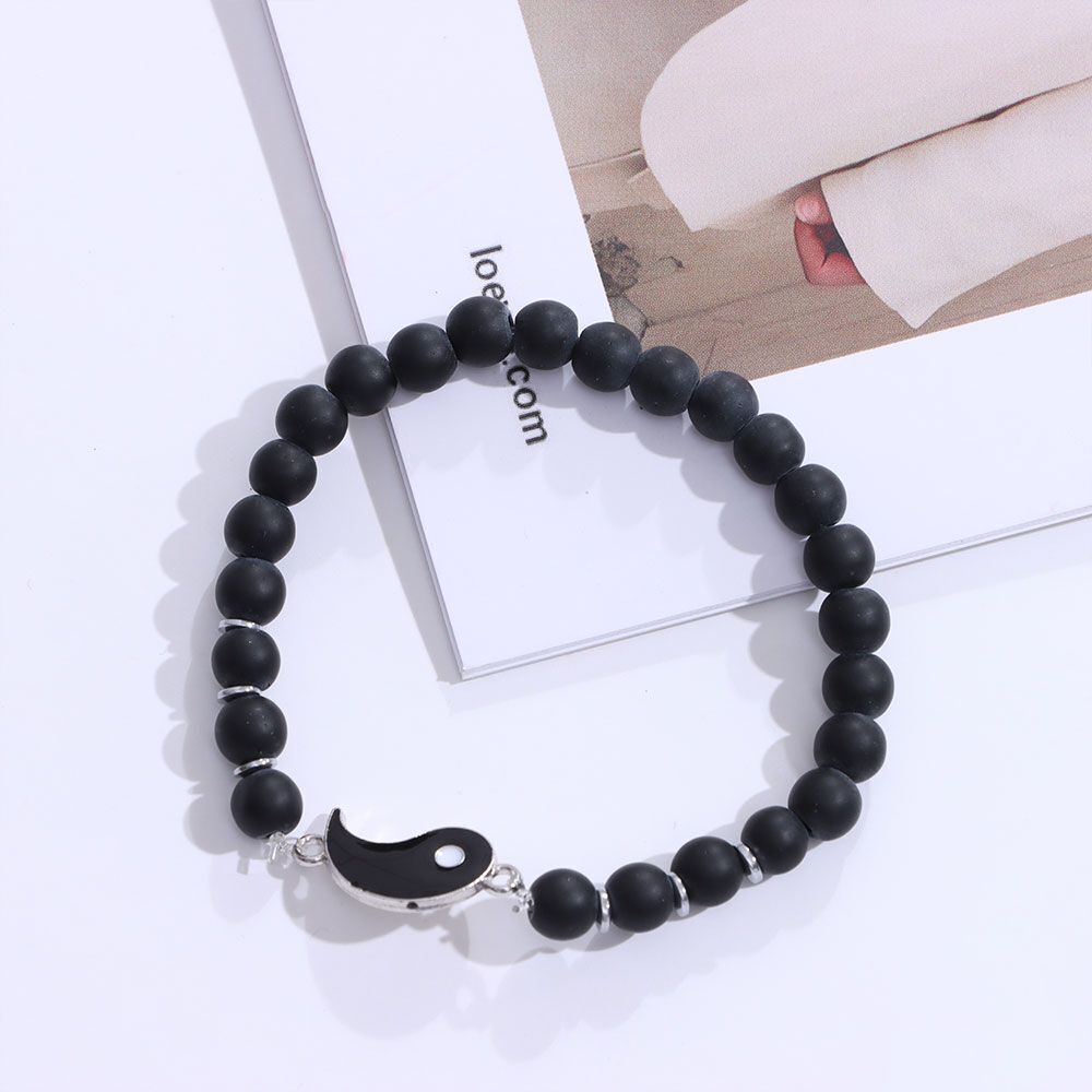 Gifts Jewelry Charms Fashion Best Friends Tai Chi Couple Bracelets Beaded