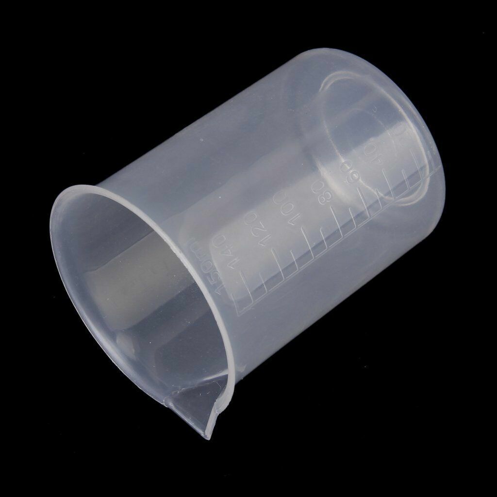 150ml Transparent Graduated Beaker Measuring Cup Plastic HY