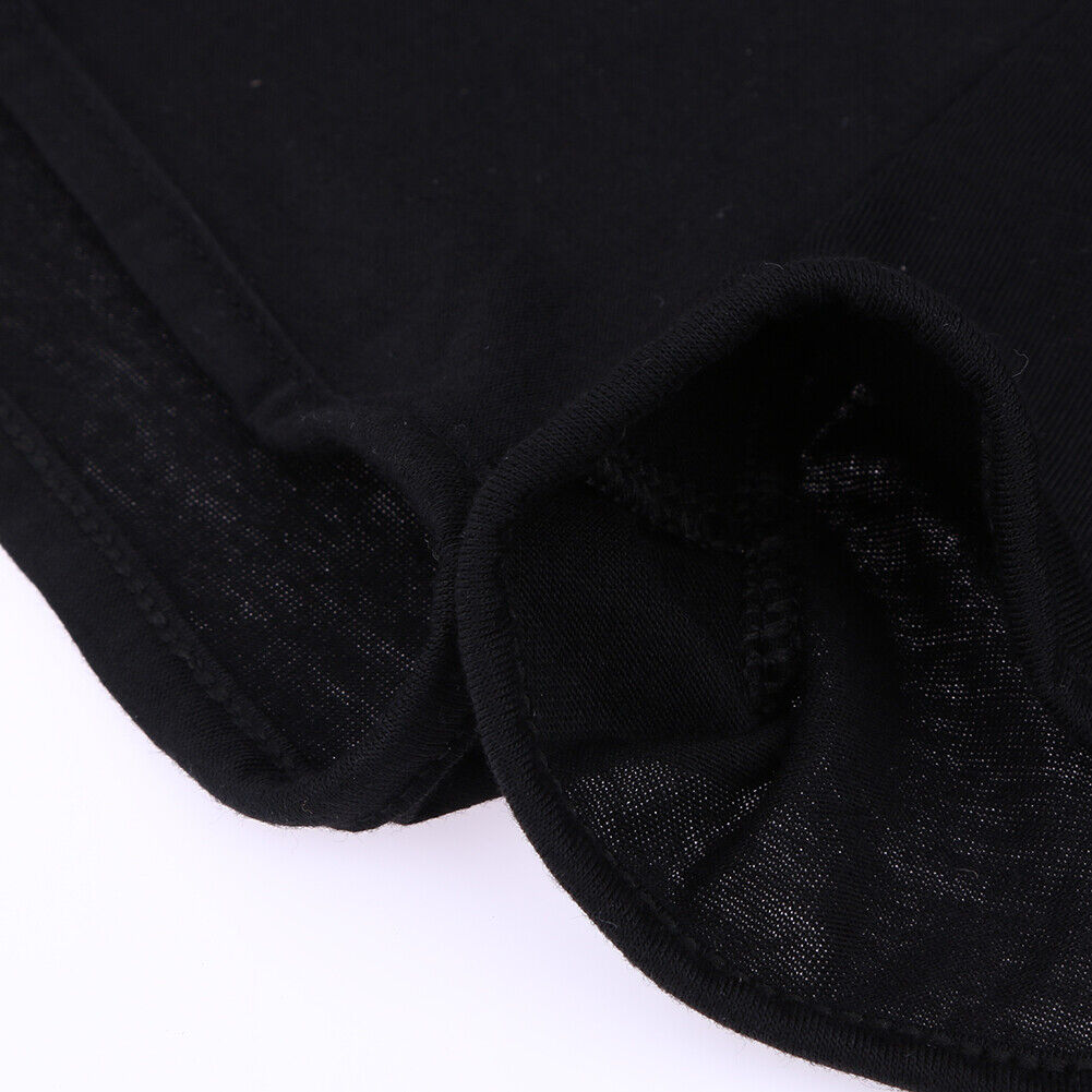 Women Sports Suit Letter Print Black Tops Short Pants Tracksuits (XL)