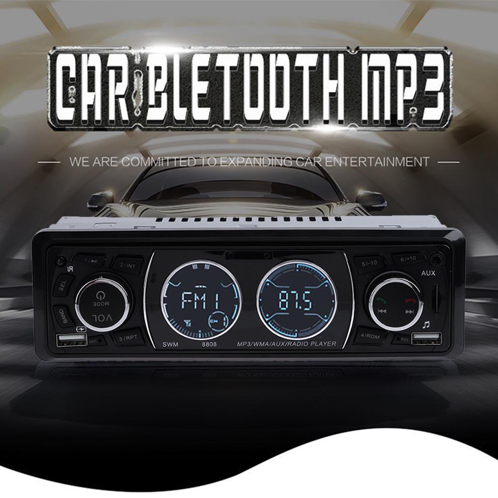 12V Stereo Bluetooth-compatible Car Audio MP3 Player USB FM Radio U Disk Me