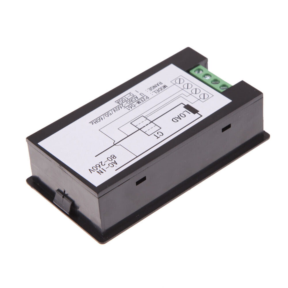 100 AC Digital LCD Power Panel Meter Monitor Power Energy Voltmeter Ammeter