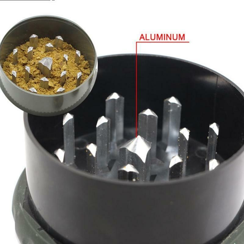 Plastic Grinding Bait Box Aluminum Thick Rubber Broken Fishing Lure Case Shredde