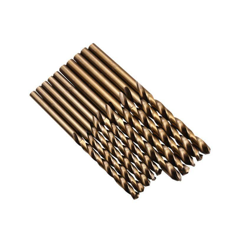 74pcs 1-8mm High Speed Steel M35 Cobalt HSS Twist Drill Bits Metal Drilling Set