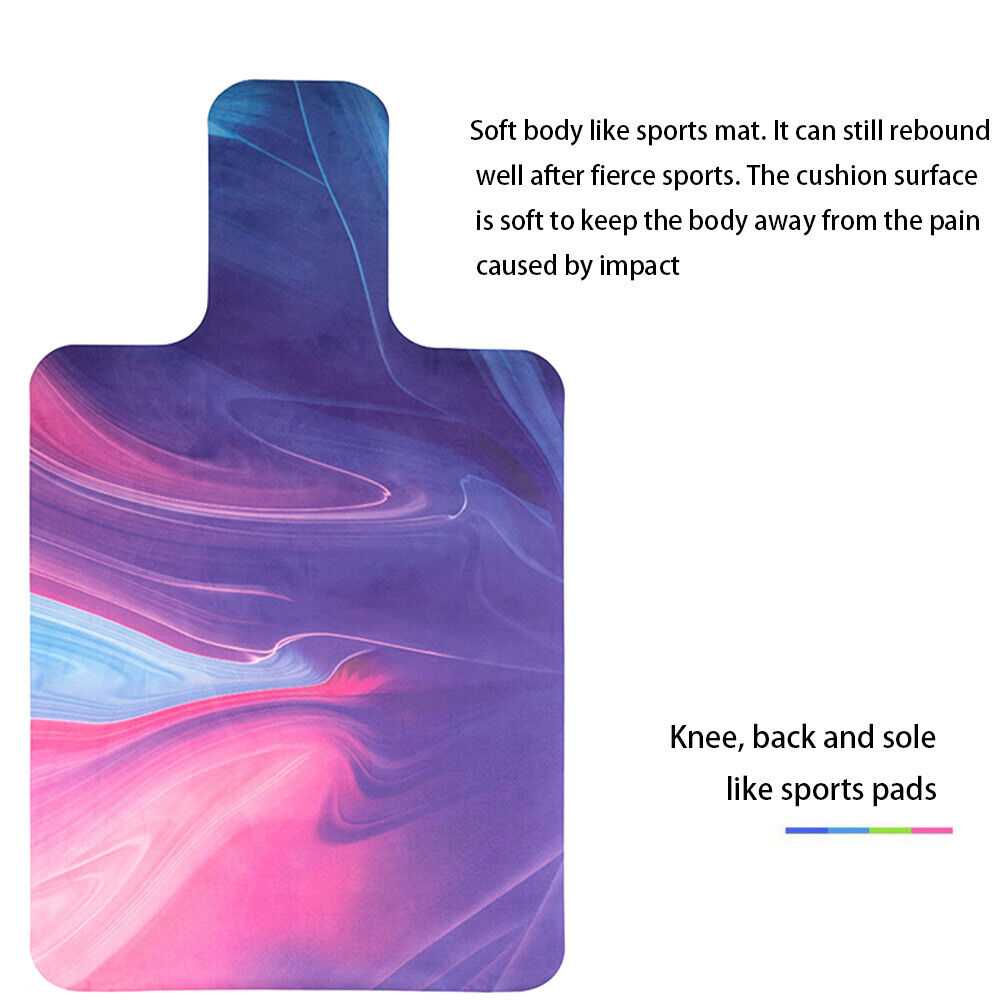 Non-Slip Pilates Reformer Mat Natural Rubber Yoga Meditation Pad (Colorful)