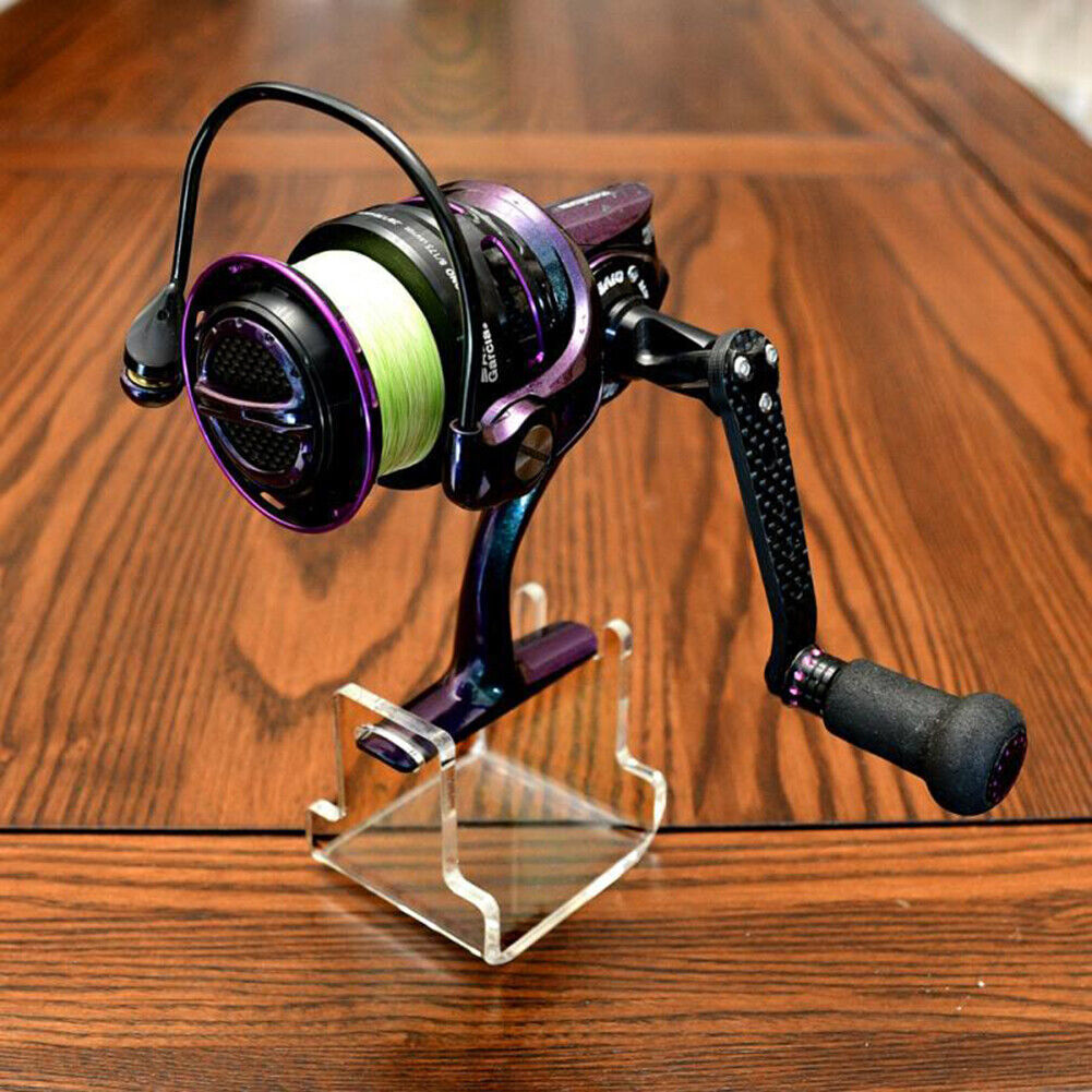 Fishing Baitcasting Reel Display Stand Holder (Water Drop Round Frame)