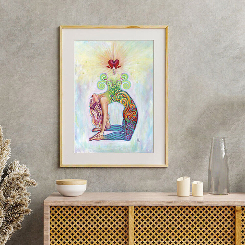 Women Yoga Photo Poster Spiritual Energy Art Painting Wall Pictures Decor