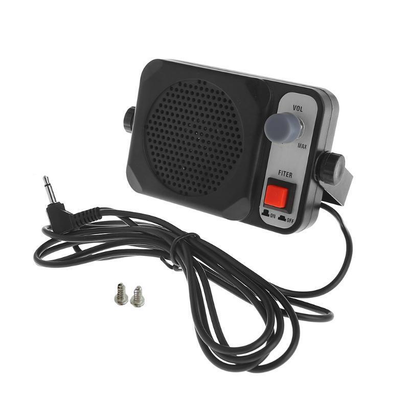 Heavy Duty TS-650 Mini External Speaker For YAESU ICOM KENWOOD CB Radio 3.5MM