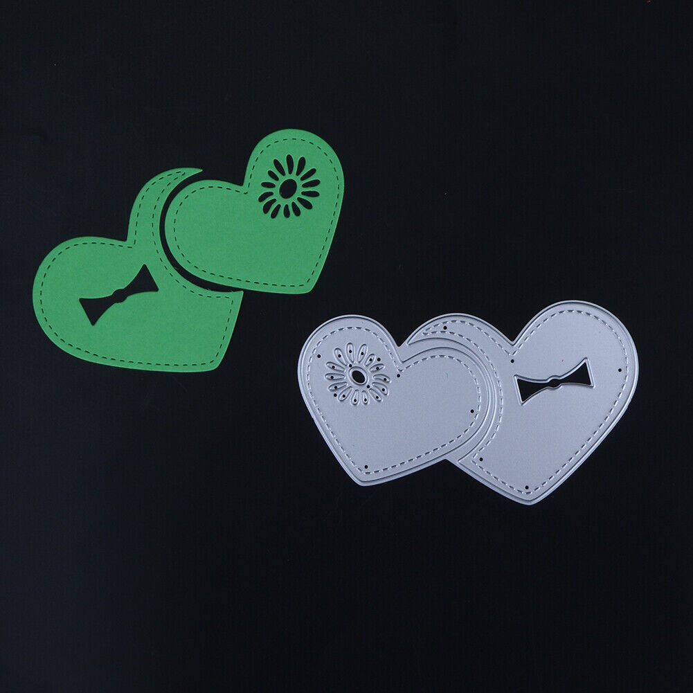 ET430 Heart Center DIY Cutting Dies Metal Stencils Scrapbook Craft