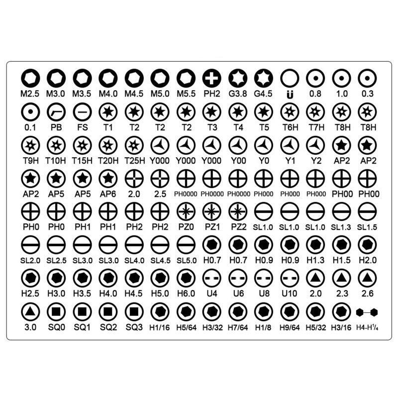 128 in 1 Precision Screwdriver Set Professional Magnetic Repair Tool Kit w/ Case