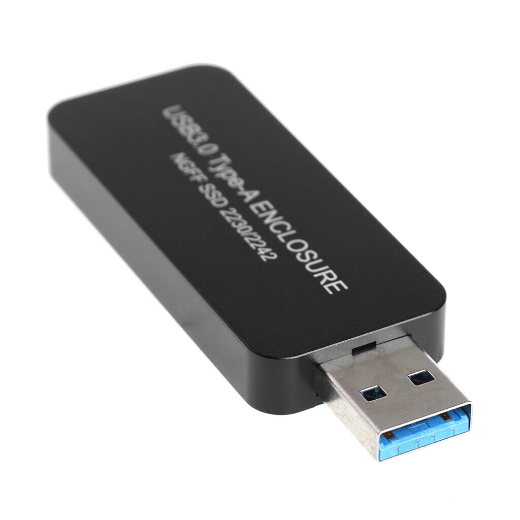 USB3.0 to 2242  M.2 SATA-Based  SSD External Enclosure Storage Case