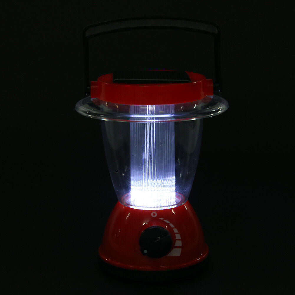 Solar Rechargeable LED Flashlight Camping Tent Light Torch Lantern Lamp-190