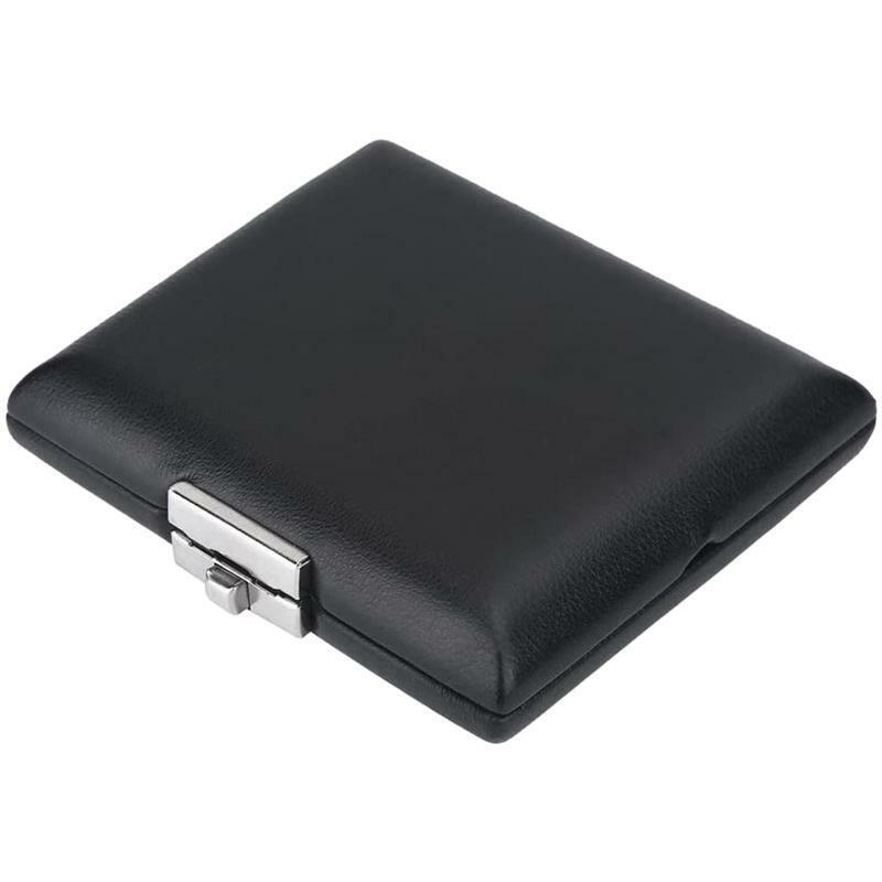 Oboe Reed Case Leather Reeds Holder Storage Box Protector Case for 3 Oboe Reeds