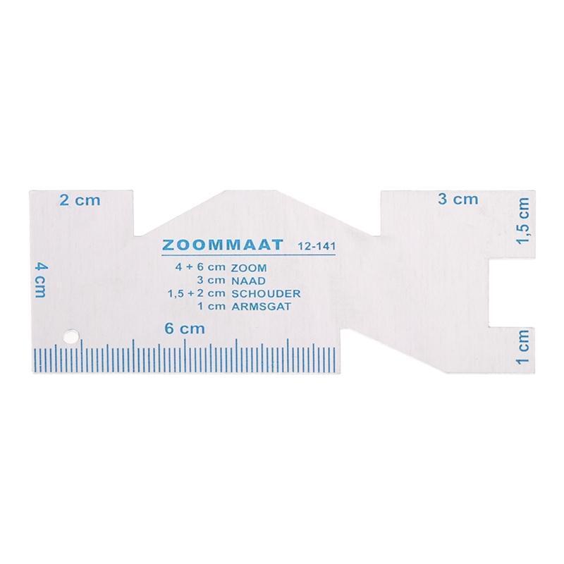 DIY Sewing Ruler Metal Sew Measure Gauge Boys Girls Hand Training Gift Supplies