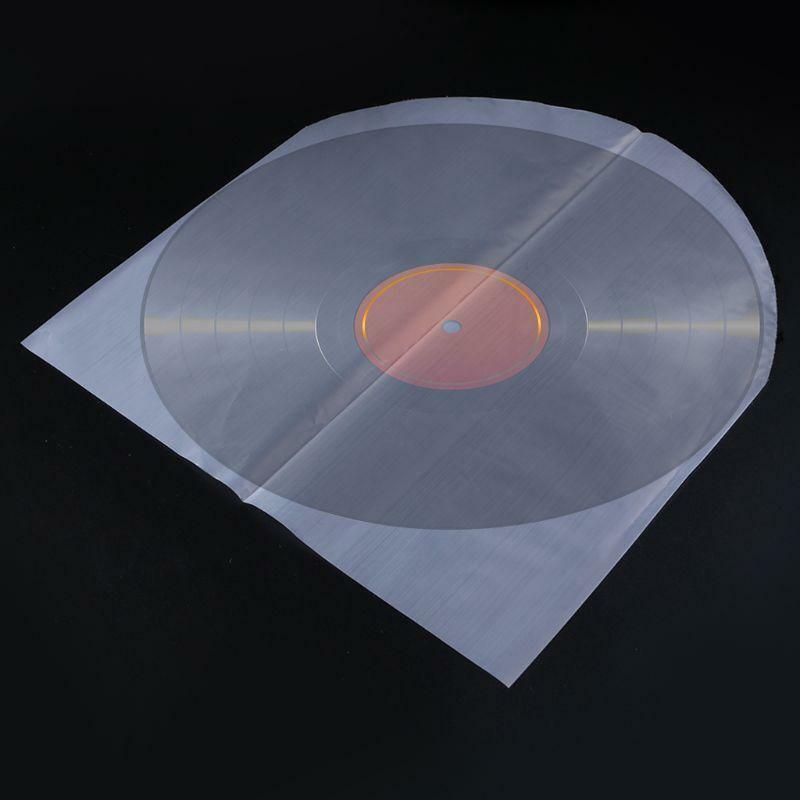 12 Inch Semi-Transparent Inner Plastic Record Cover CD Vinyl Record Sleeves