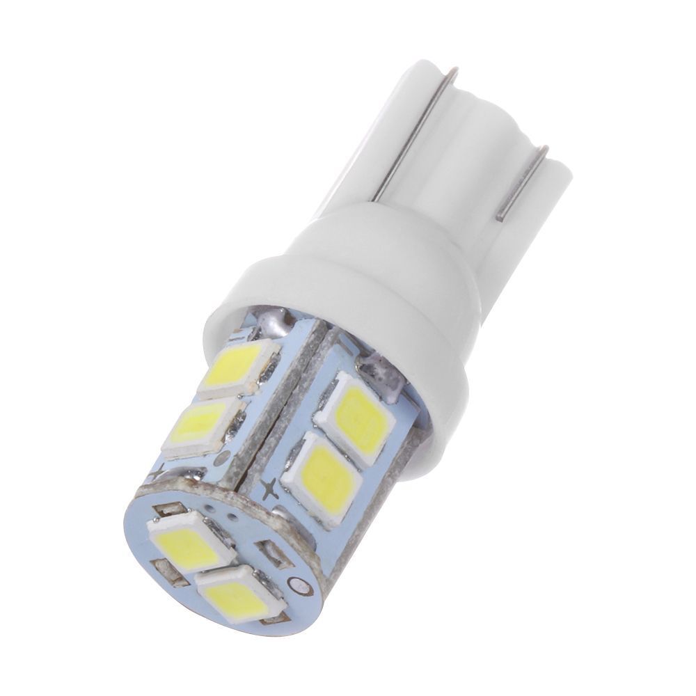 Plate Lamp 10SMD White W5W 2825 158 192 168 194 Car Bulbs LED Light T10