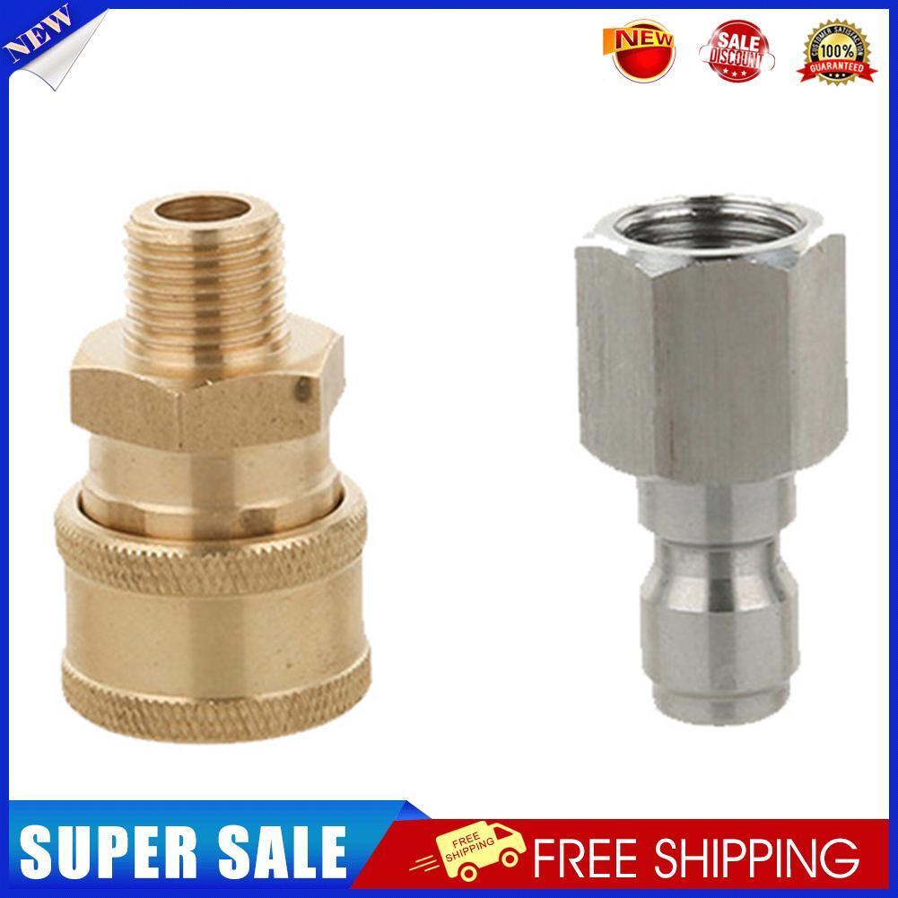 Pressure Washer Adapter Set 1/4 inch Quick Disconnect Kit G1/4 to 1/4 QC